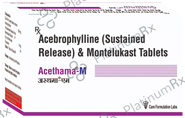 Acethama M 200/10mg Tablet SR 10s