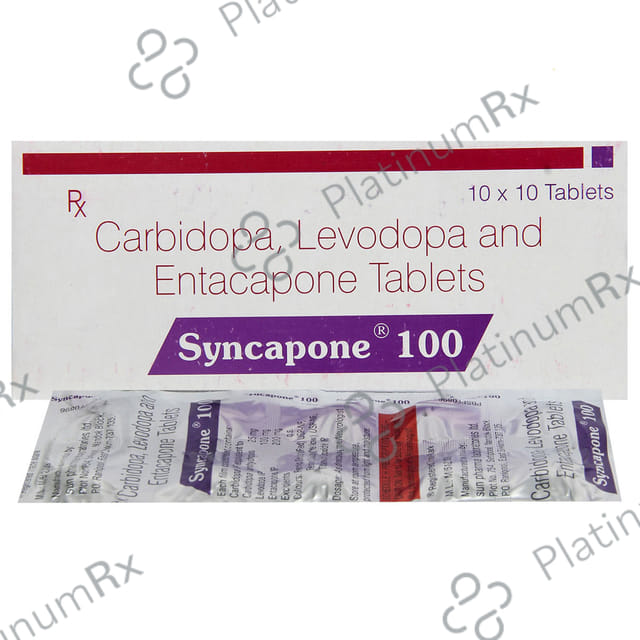 Syncapone 100/25/200mg Tablet 10s