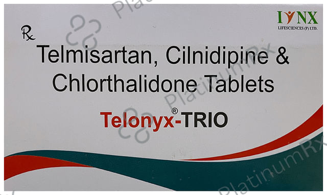 Telonyx Trio Tablet 40mg/10mg/12.5mg