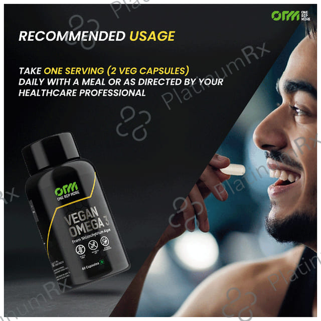 One Rep More Vegan Omega 3 Capsule 60s