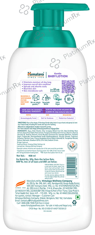Himalaya Baby Lotion 400ml