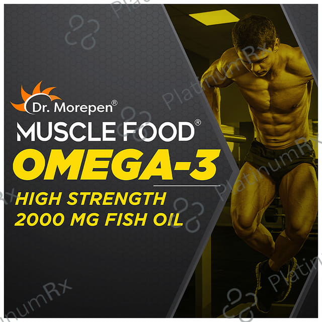 Dr. Morepen Muscle Food Omega 3 Fish Oil Softgel 60s