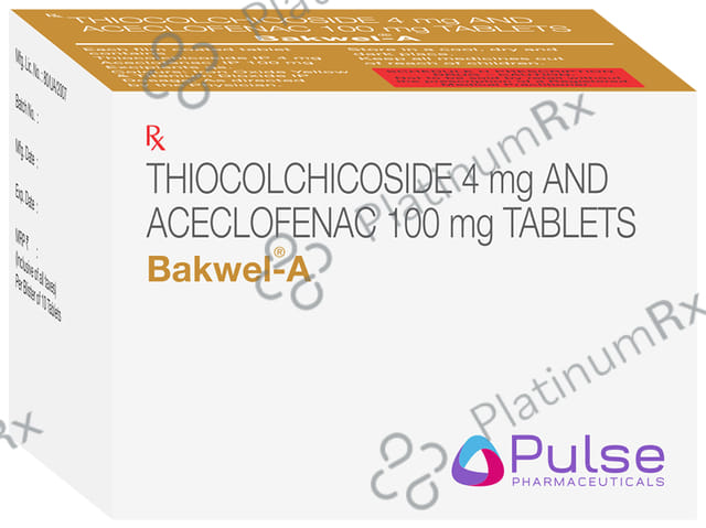 Bakwel A 100/4mg Tablet 10s