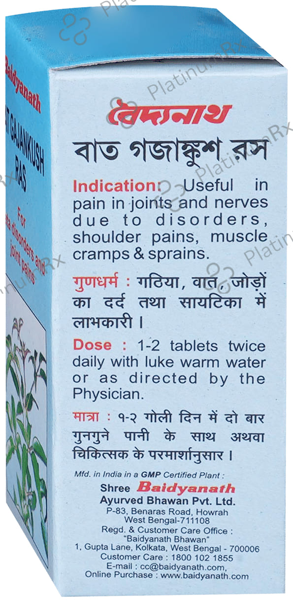 Baidyanath Vat Gajankush Ras Tablet