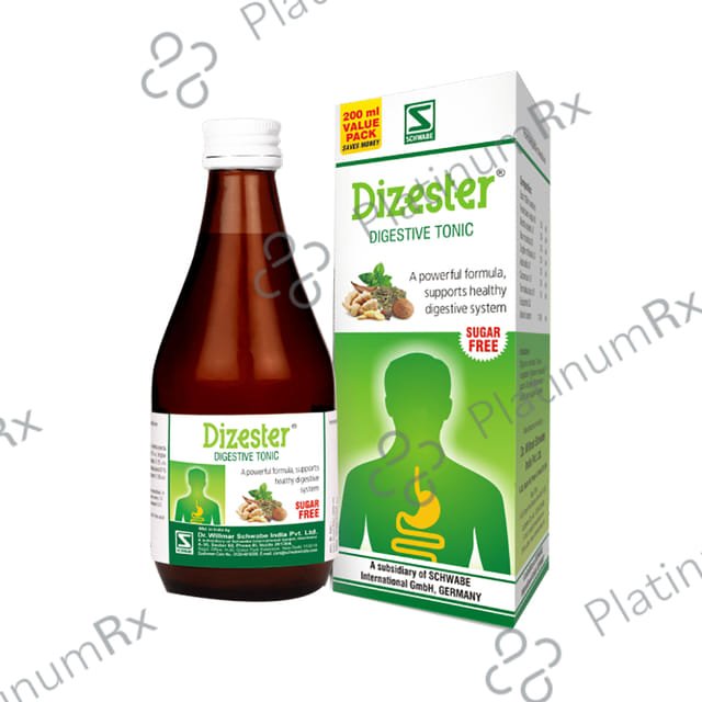 Dr Willmar Schwabe India Dizester Digestive Tonic Sugar Free 200 ml