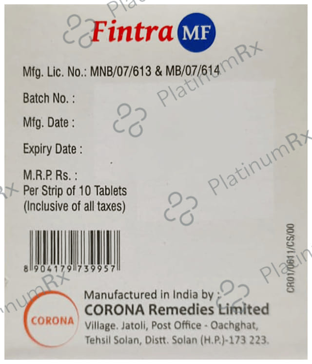 Fintra MF Tablet 10s