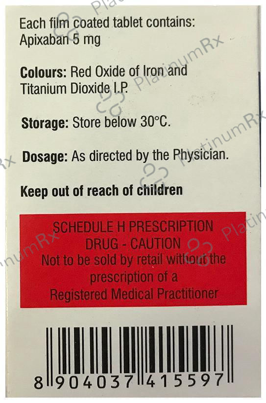 Apigat 5mg Tablet 30s
