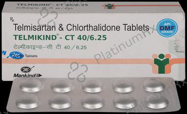 Telmikind CT 40/6.25mg Tablet 10s