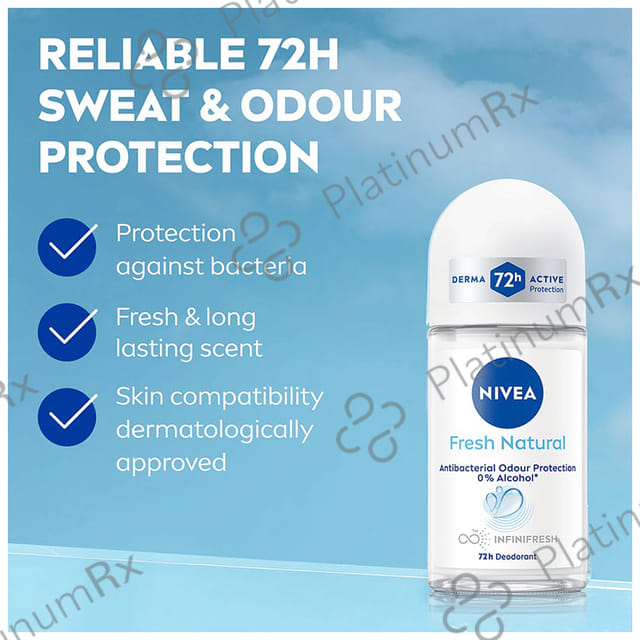 Nivea Women Deodorant Roll On Fresh Natural 50ml