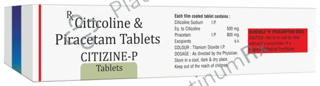 Citizine P 500/800mg Tablet 10s