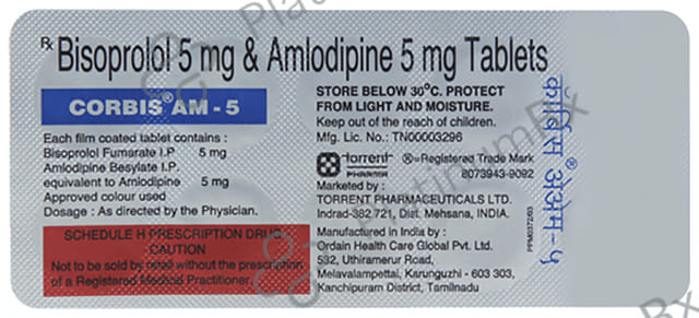 Corbis AM 5/5mg Tablet 10s