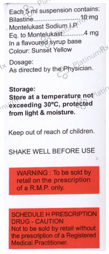 Prulastin M Oral Suspension 60ml