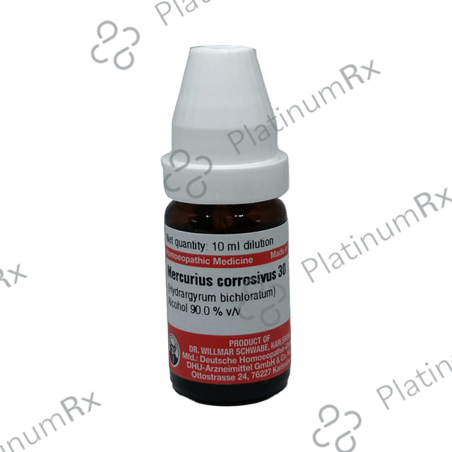 Dr Willmar Schwabe Germany Mercurius Corrosivus (Hydrargyrum Bichloratum) Dilution 30