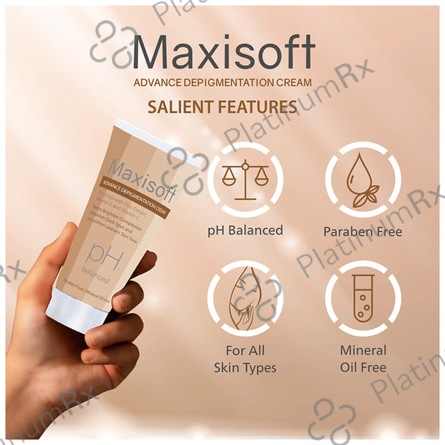 Maxisoft PH Balanced Advance Depigmentation Cream (50gm Each) 2 Tubes