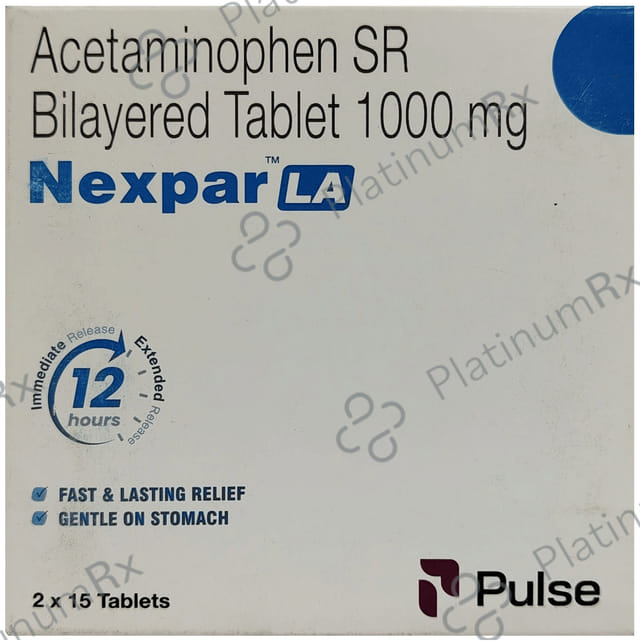 Nexpar LA 1000mg Tablet 15s