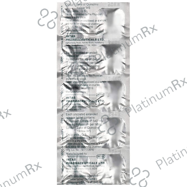 Potrate 540mg Tablet ER 10s