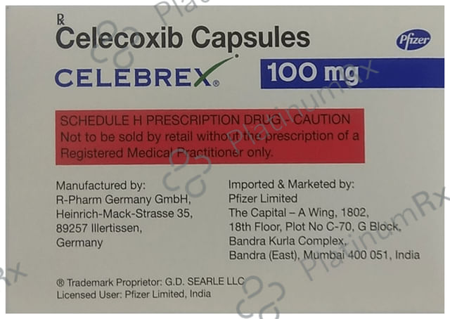 Celebrex 100mg Capsule 10s