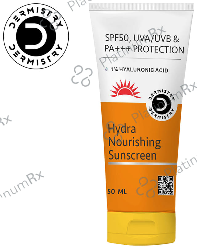 Dermistry 1% Hyaluronic Acid Sunscreen SPF 50 Aqua Gel 50ml