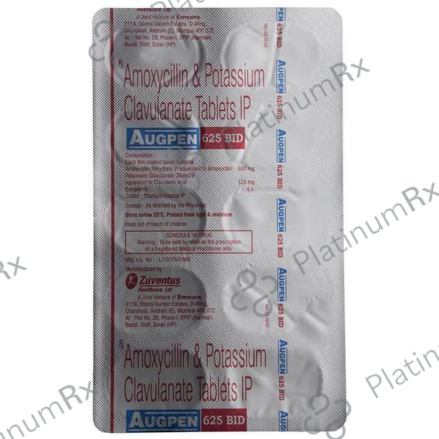 Augpen 625mg BID Tablet 10s