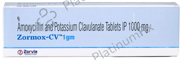 Zormox CV 875/125mg Tablet 10s