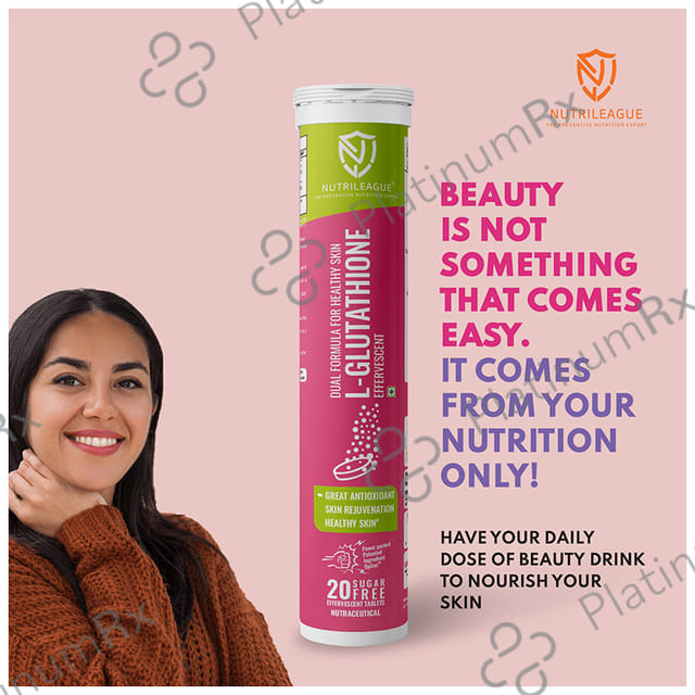 Nutrileague L Glutathione Effervescent Tablet 20s