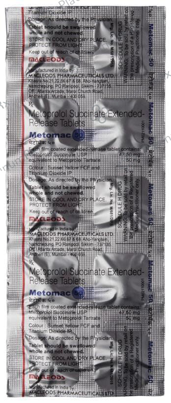 Metomac 50mg Tablet ER 10s