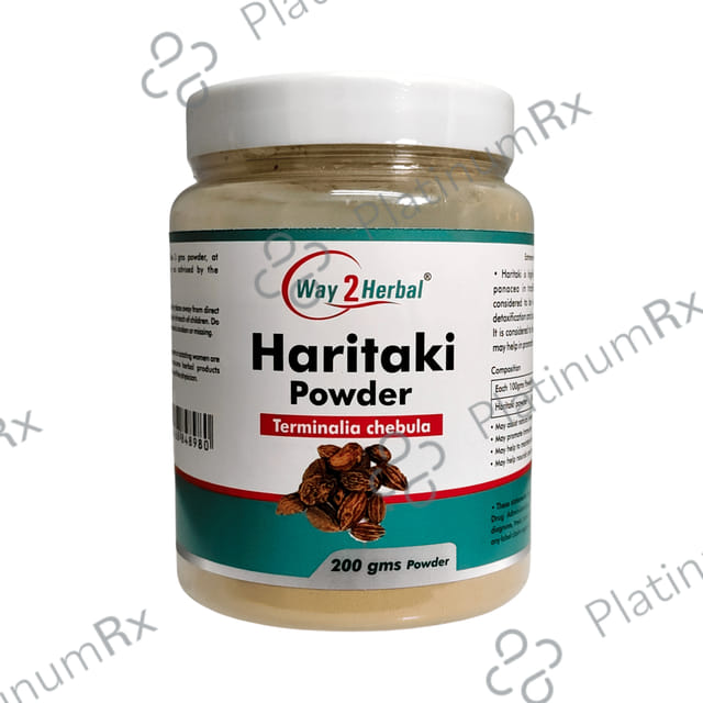 Way2Herbal Organic Haritaki Terminalia Chebula Powder