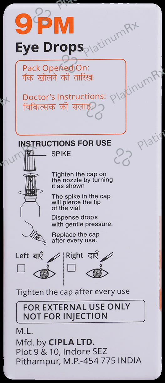 9 PM 0.005% Eye Drop 2.5ml