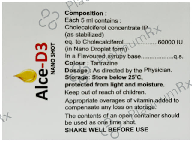 Alce-D3 Nano Shot (5ml Each) Sugar Free