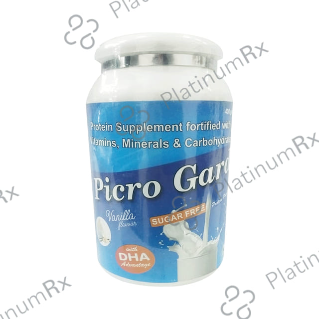 Picrogard Protein with DHA, Vitamins & Minerals - Sugar Free - Flavour Vanilla Powder 400 Powder