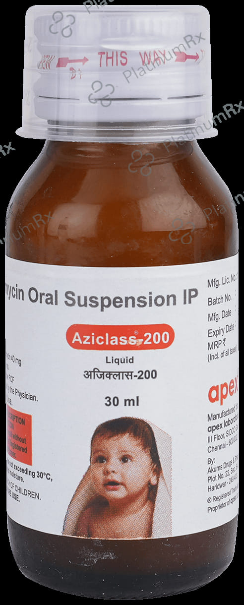 Aziclass 200mg Syrup 30ml