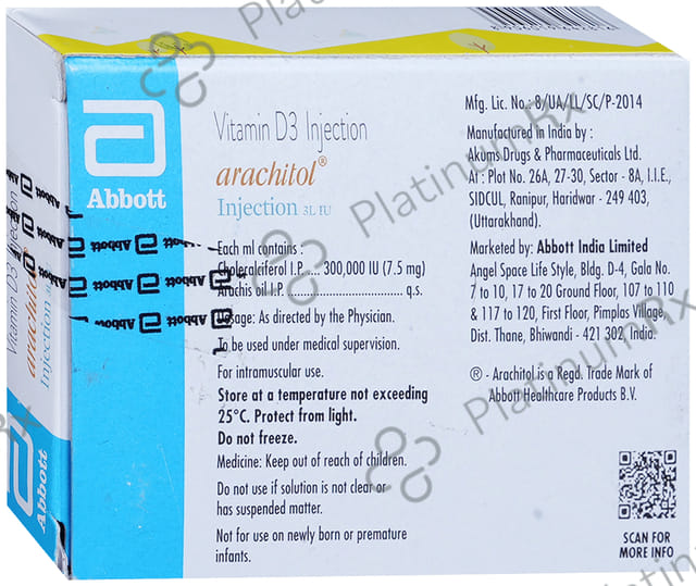 Arachitol 300000IU 7.5mg Injection 6X1ml
