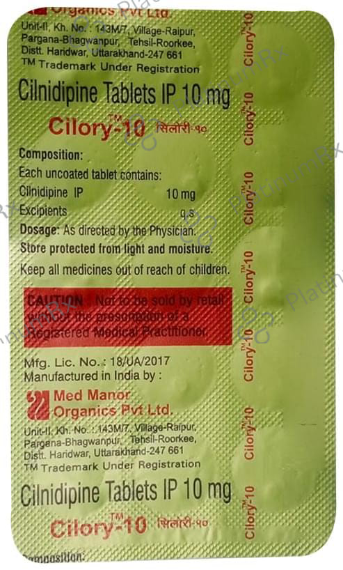 Cilory 10mg Tablet 15s