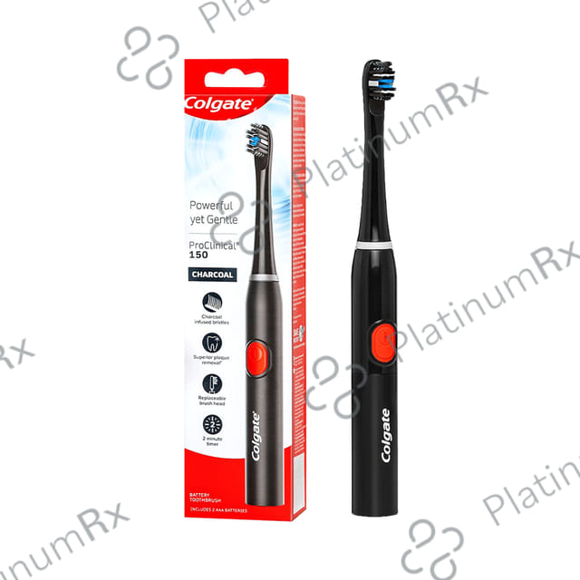 Colgate Battery Operated Toothbrush 150 Proclinical Charcoal