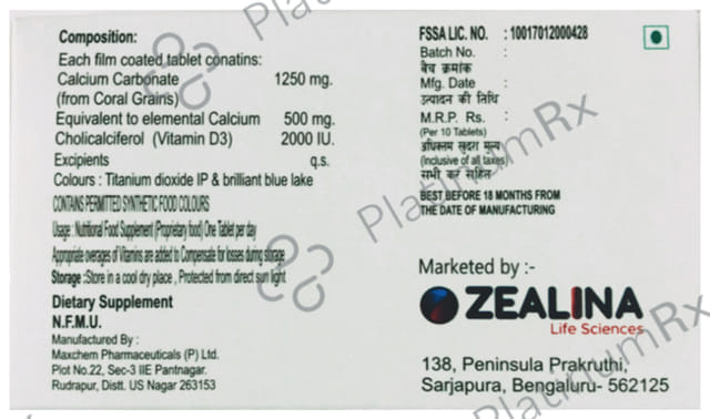 Corzea D3 Tablet 10s