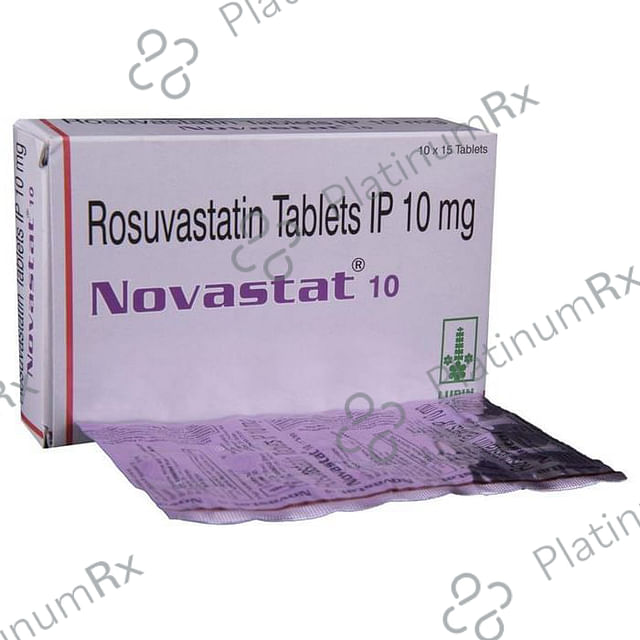 Novastat 10mg Tablet 15s