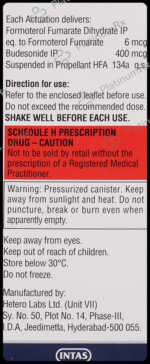 Quikhale FB 400/6mcg Inhaler 120MDI