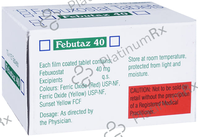 Febutaz 40mg Tablet 15s
