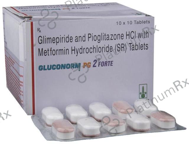 Gluconorm PG 2 Forte Tablet SR 10s