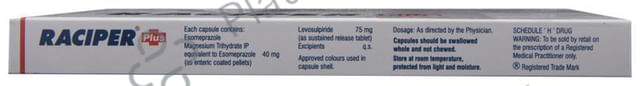 Raciper Plus 40/75mg Capsule SR 10s