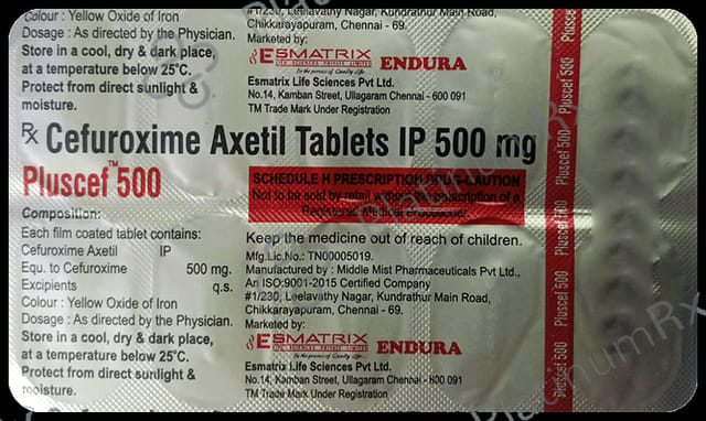 Pluscef 500mg Tablet