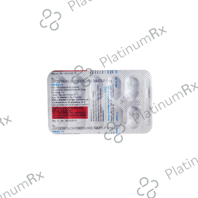 Oriel 10mg Tablet 10s