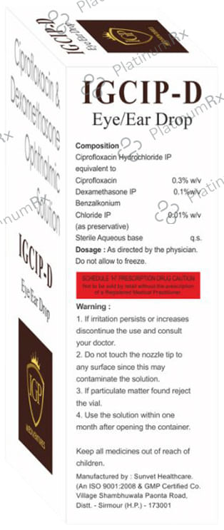 Igcip-D Eye/Ear Drops