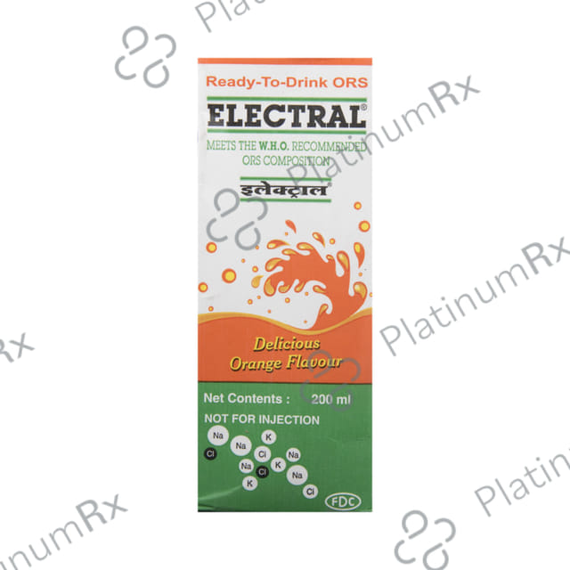 Electral Rtd Orange Flavour Liquid 200ml