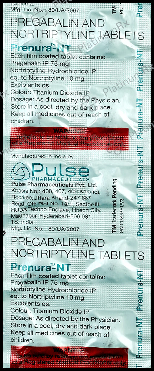 Prenura NT 10/75mg Tablet 10s