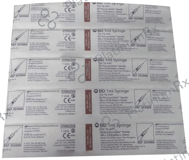 BD REF 303060 1ml Syringe Syringe