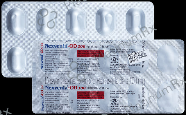 Nexvenla OD ER 100mg Tablet 10s