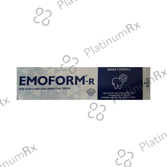 Emoform-R Toothpaste - For Gum Care & Sensitive Teeth Sugar Free 100 Toothpaste