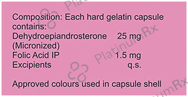 Evaserve DF 25mg/1500mcg Capsule 15s