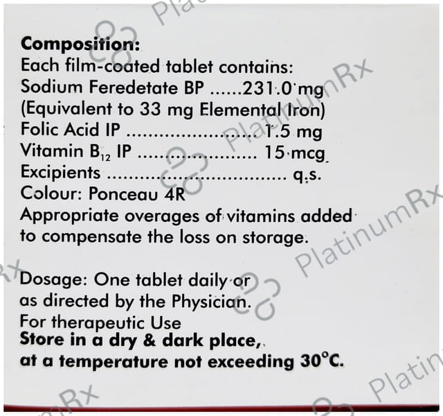 Irex 15mcg/33/1.5mg Tablet 15s